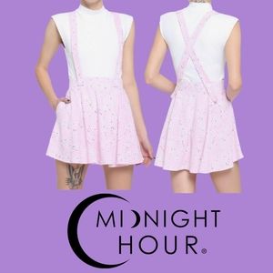 Midnight Hour: Pink Sakura Suspender Skirt - image 1